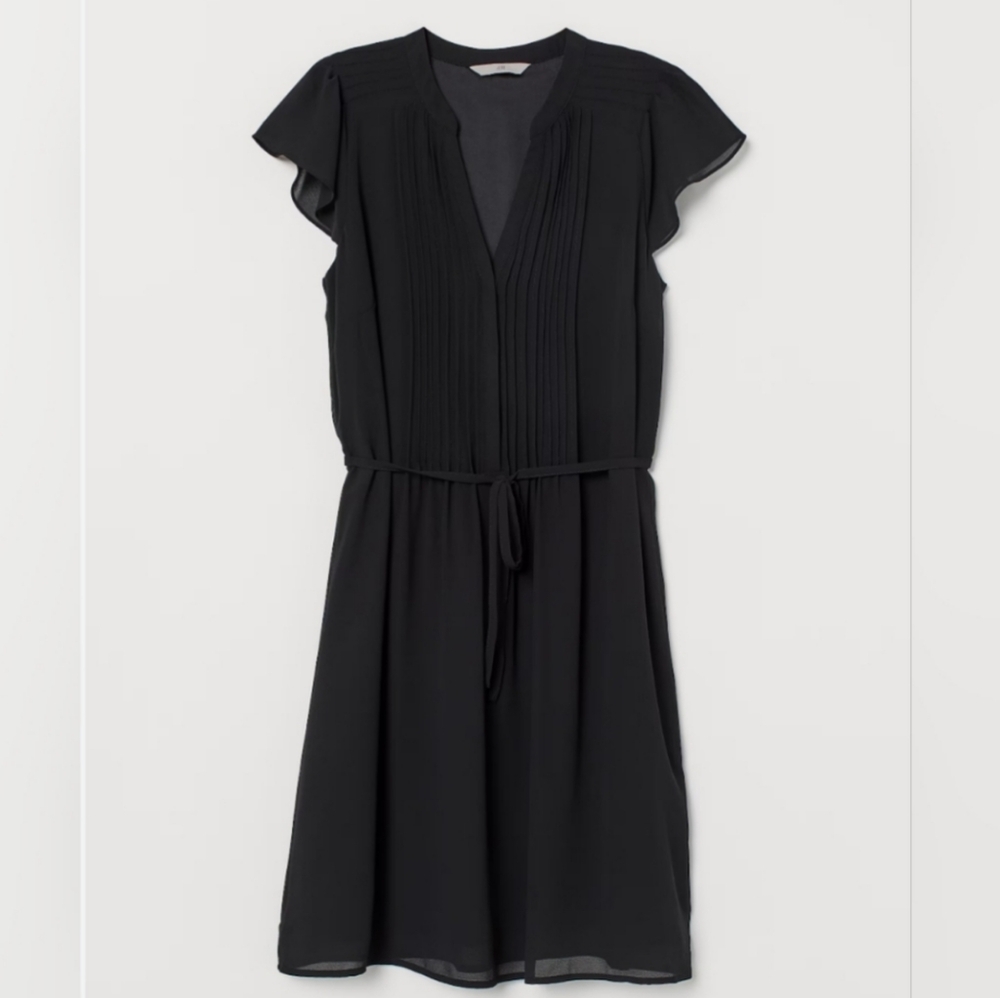 H&M Black Midi Dress